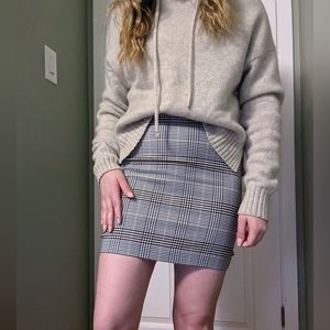 Dynamite Elle Plaid Mini Skirt | Size XS